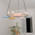 Cliff Round Bird Chandelier