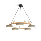 Cliff Round Bird Chandelier