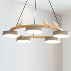 Cliff Round Bird Chandelier