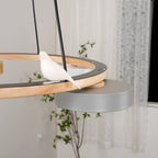Cliff Round Bird Chandelier