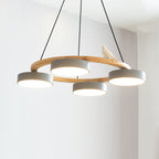Cliff Round Bird Chandelier