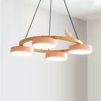 Cliff Round Bird Chandelier