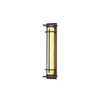 Ray Square Waterproof Outdoor Wall Light with Imitation Alabaster Finish