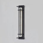 Ray Square Waterproof Outdoor Wall Light with Imitation Alabaster Finish