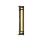 Ray Square Waterproof Outdoor Wall Light with Imitation Alabaster Finish