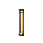 Ray Square Waterproof Outdoor Wall Light with Imitation Alabaster Finish