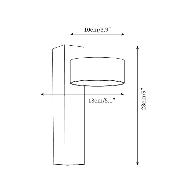Jovan Wall Light Travertine Wood