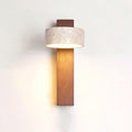 Jovan Wall Light Travertine Wood