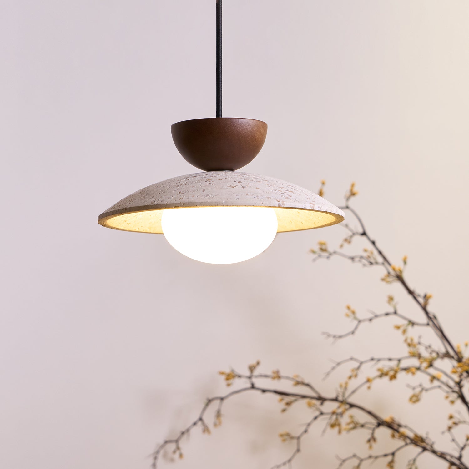 Cleo Travertine Pendant Lighting