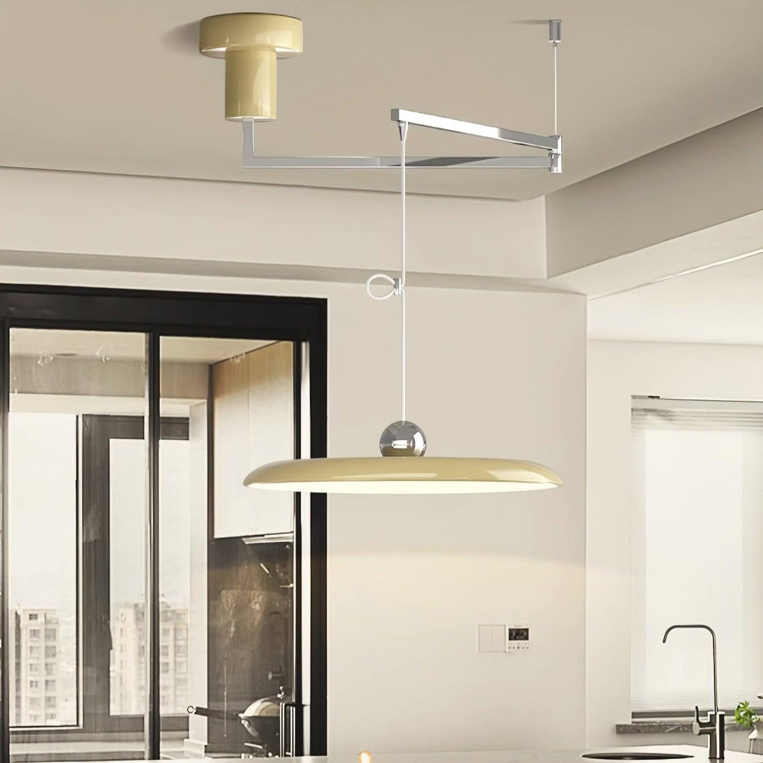 Flux Morandi Adjustable-Arm Pendant Light