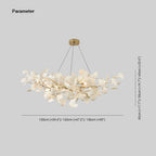 Metr Luxury U-Shaped Ceramic Chandelier for Living Room