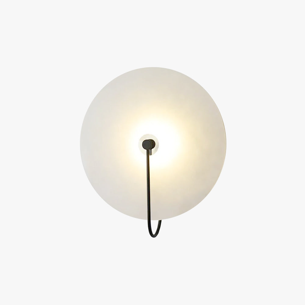 Kristy Iconic Round Alabaster LED Wall Lamp