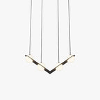 Selan Black Glass Pendant Light