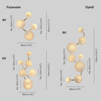 Kaivo Lotus Petal Wall Lamp