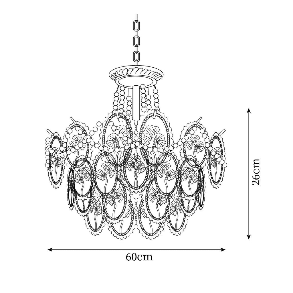 Havin Lustrous Pearl Chandelier