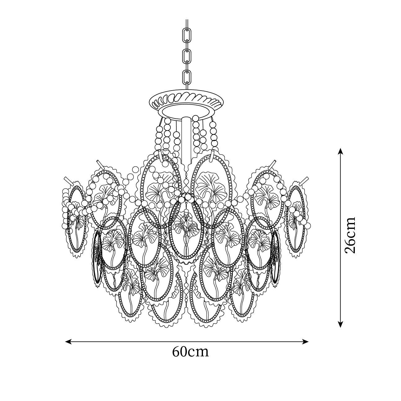 Havin Lustrous Pearl Chandelier
