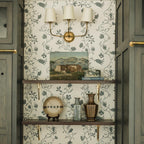 Victor Wall Lamp Black Bronze Fabric