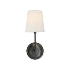 Victor Wall Lamp Black Bronze Fabric