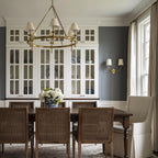 Victor Wall Lamp Black Bronze Fabric