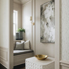Victor Wall Lamp Black Bronze Fabric