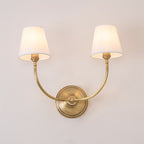 Victor Wall Lamp Black Bronze Fabric