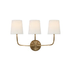 Victor Wall Lamp Black Bronze Fabric
