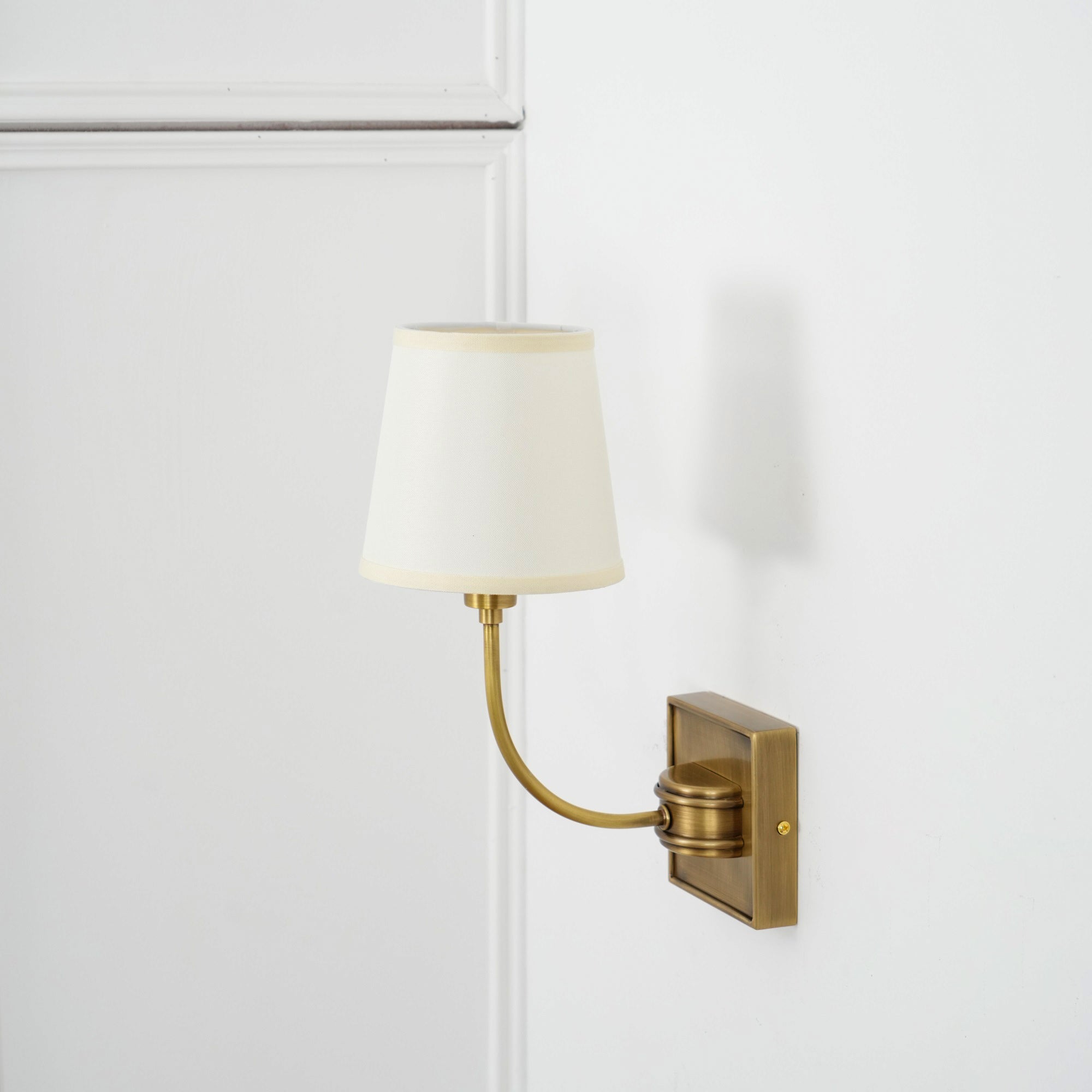 Victor Wall Lamp Black Bronze Fabric
