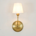 Victor Wall Lamp Black Bronze Fabric