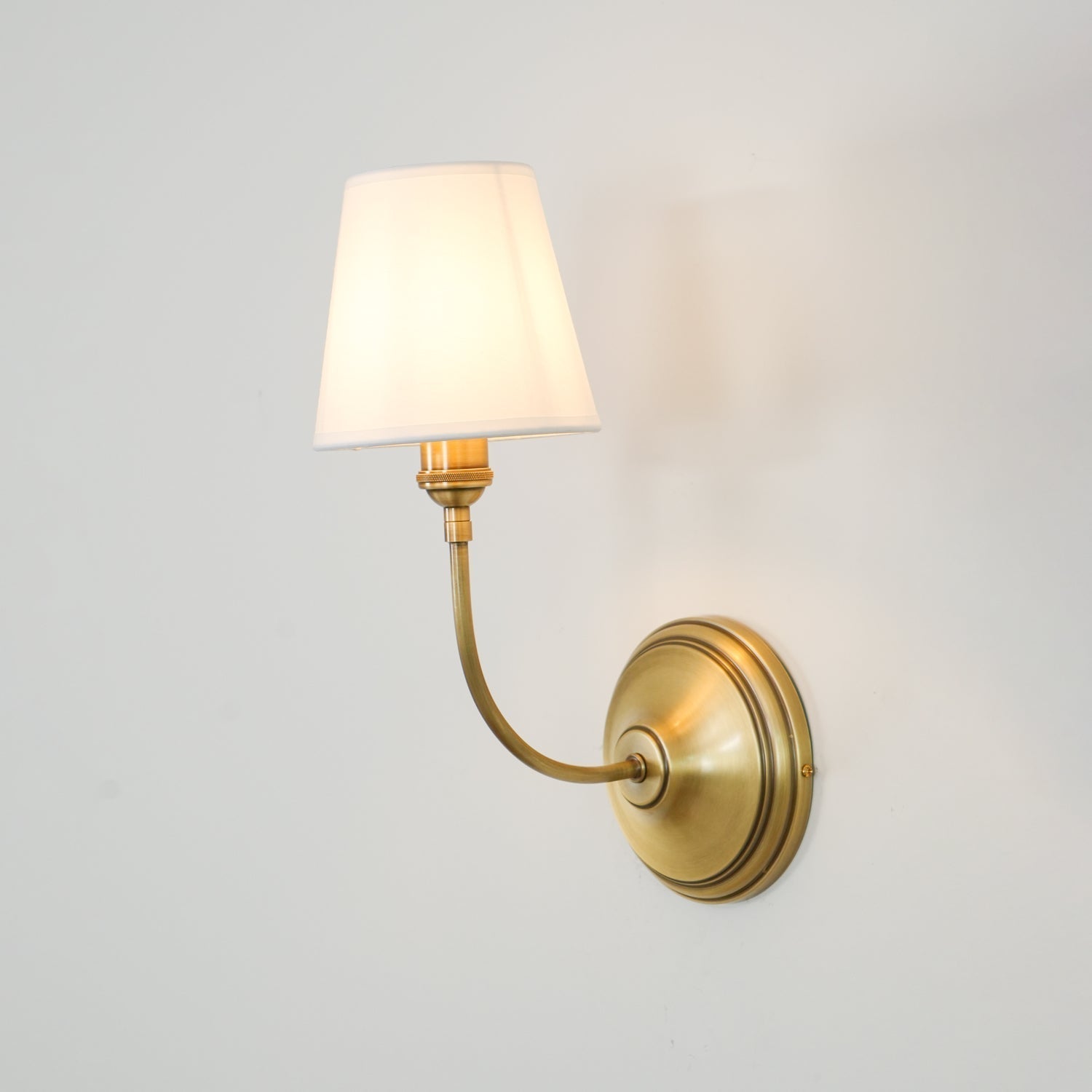 Victor Wall Lamp Black Bronze Fabric