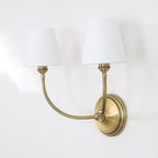 Victor Wall Lamp Black Bronze Fabric