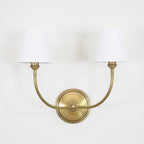 Victor Wall Lamp Black Bronze Fabric