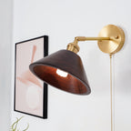 Eira Vintage Wall Sconce with Pull-Chain Switch