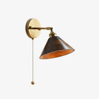 Eira Vintage Wall Sconce with Pull-Chain Switch