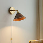 Eira Vintage Wall Sconce with Pull-Chain Switch