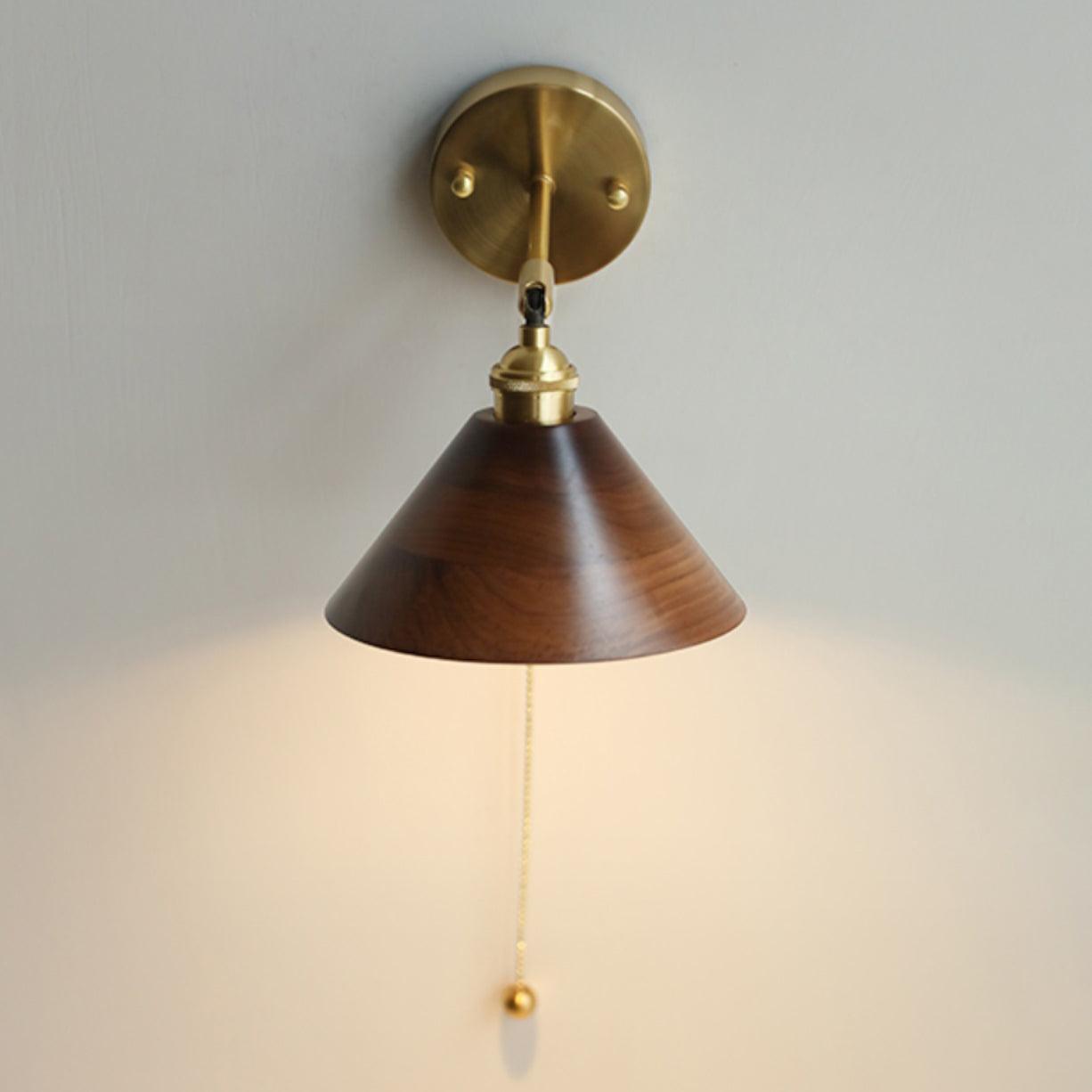 Eira Vintage Wall Sconce with Pull-Chain Switch