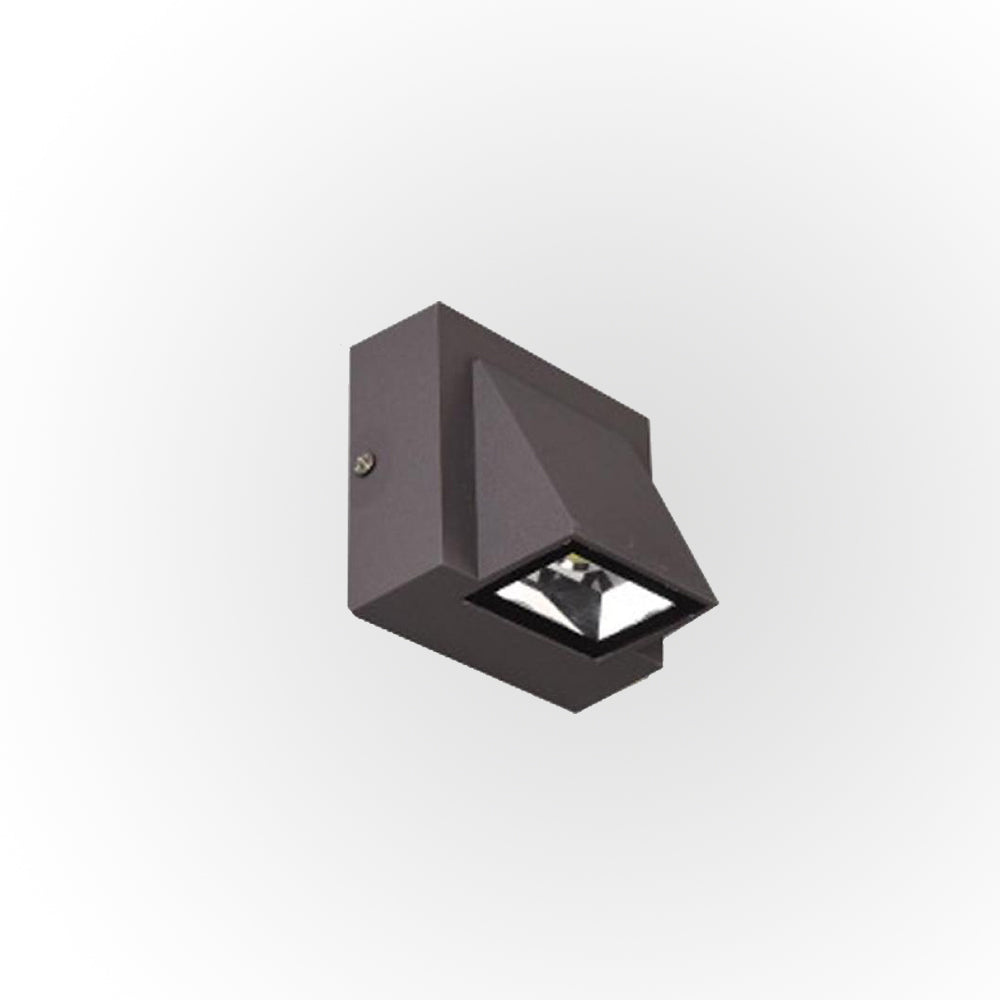 Vexto Modern Black Metal LED Outdoor Wall Light