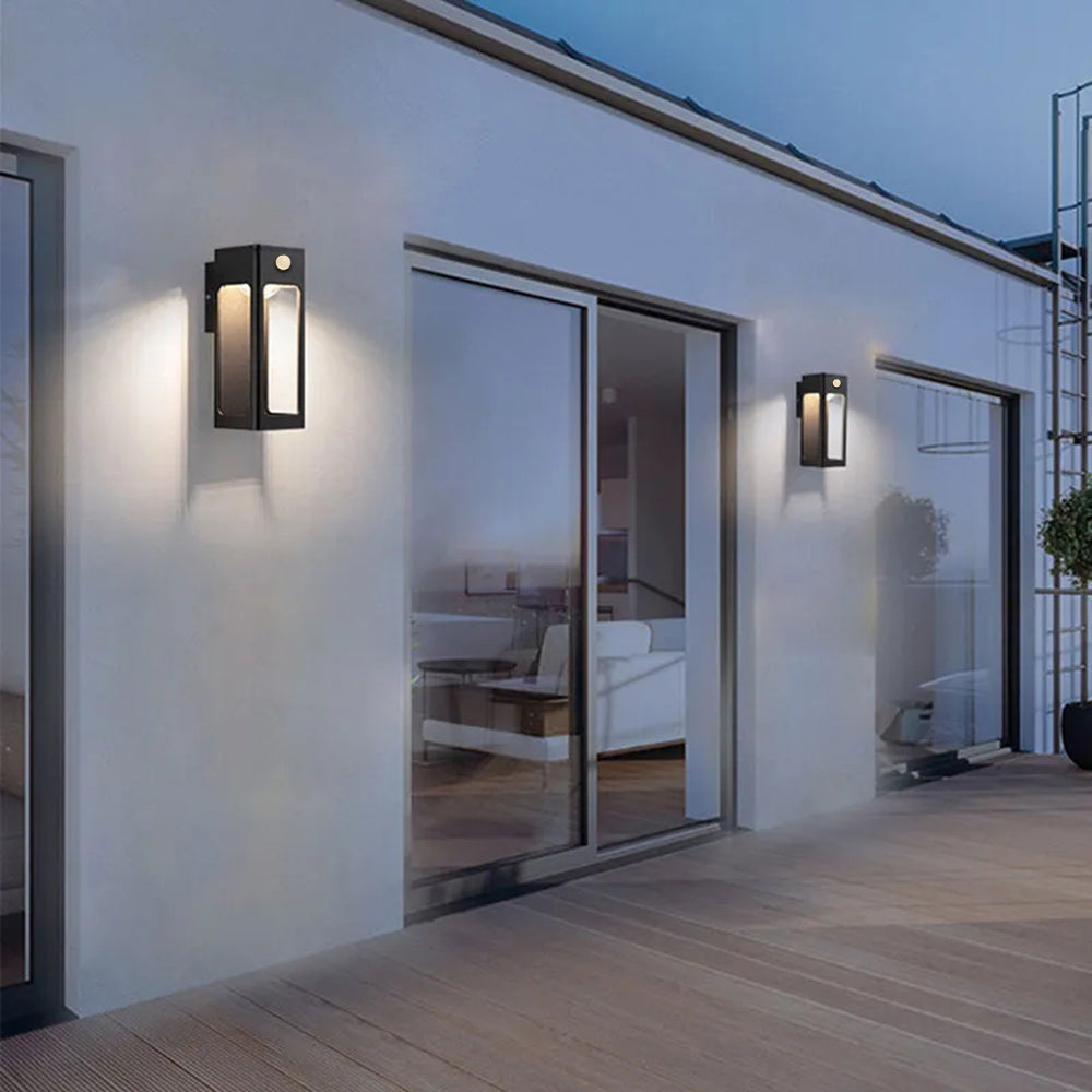 Solith Modern Waterproof Minimalist Geometric Outdoor Wall Light