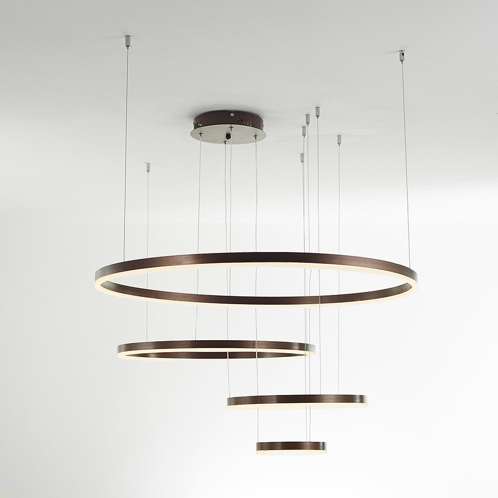 Remi Tri-Circle Linear Pendant Light