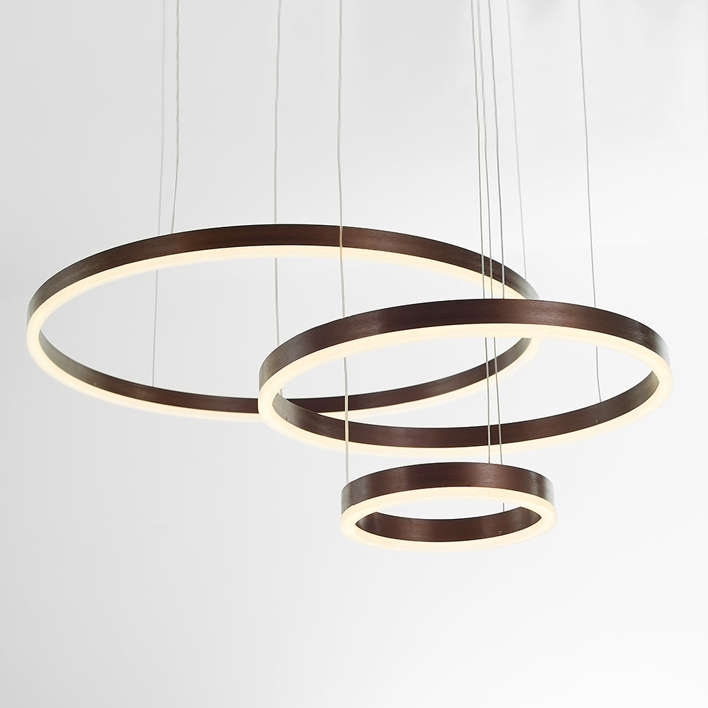Remi Tri-Circle Linear Pendant Light