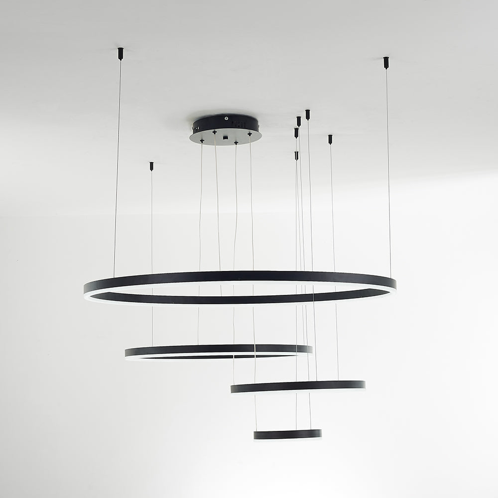 Remi Tri-Circle Linear Pendant Light