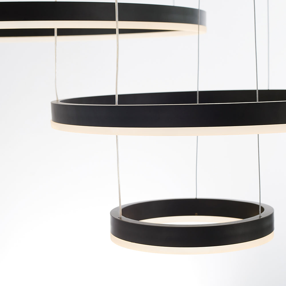 Remi Tri-Circle Linear Pendant Light