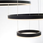 Remi Tri-Circle Linear Pendant Light