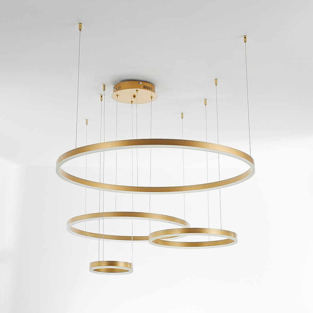 Remi Tri-Circle Linear Pendant Light