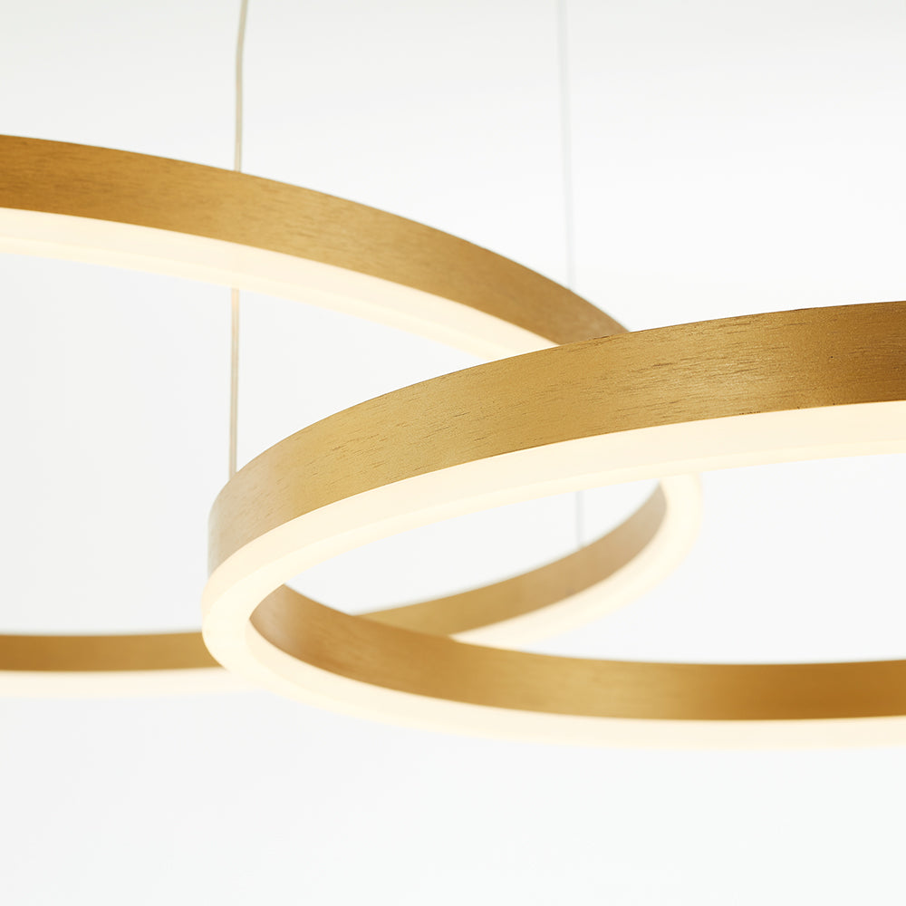 Remi Tri-Circle Linear Pendant Light