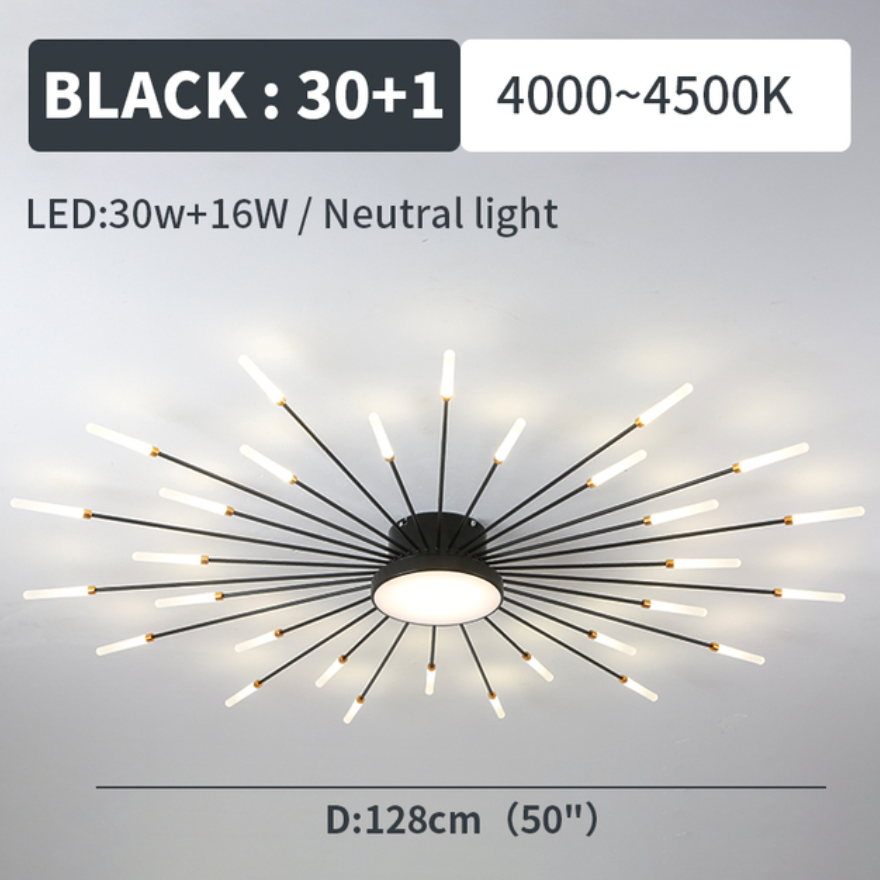 Wesley Modern Firework LED Ceiling Light