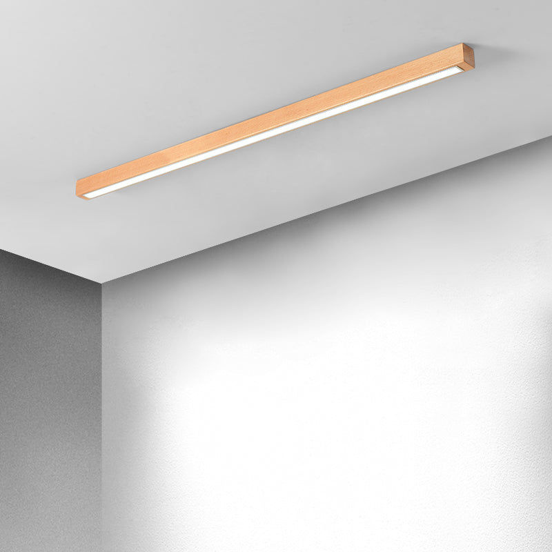 Arisha Slim Linear Wooden Ceiling Light