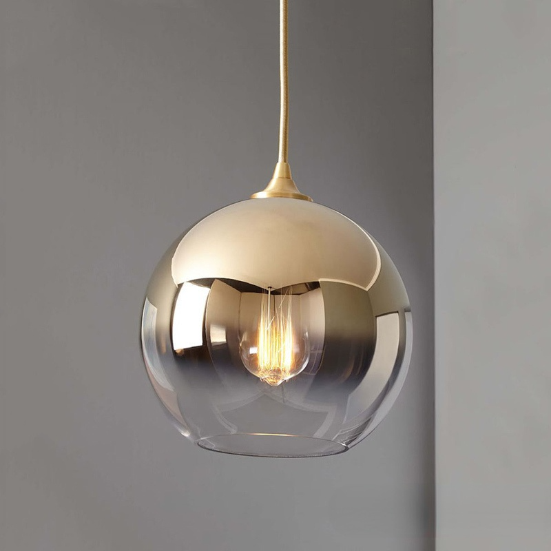 Brina Gradient Frosted Balloon Pendant Light