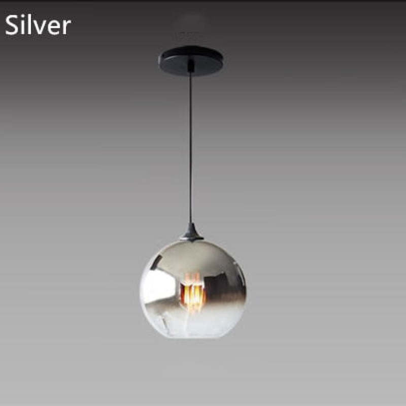 Brina Gradient Frosted Balloon Pendant Light