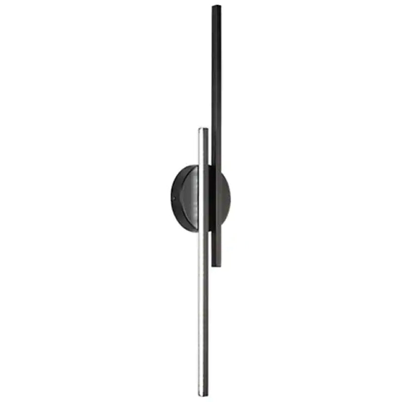 Elgo Modern Nordic LED Metal Wall Sconce, Disc or Linear Design, Black or White Finish