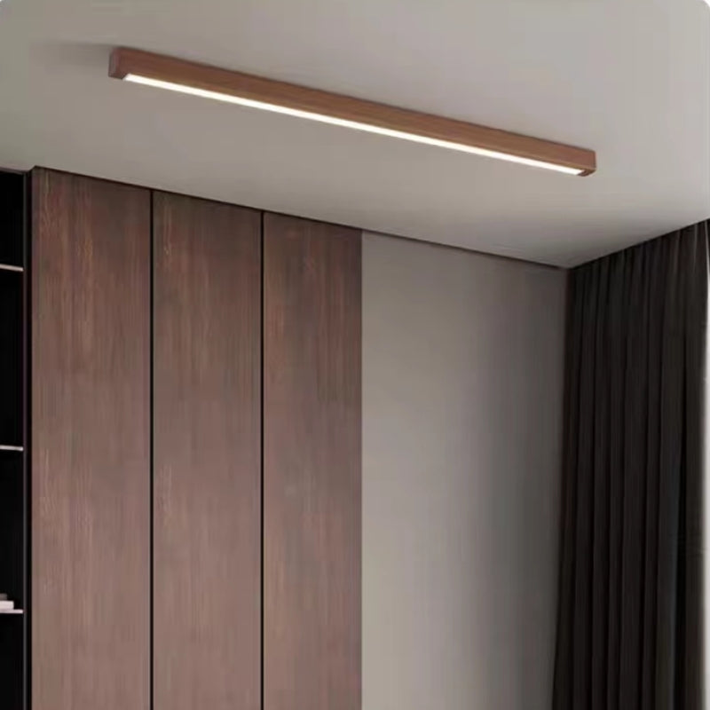 Arisha Slim Linear Wooden Ceiling Light